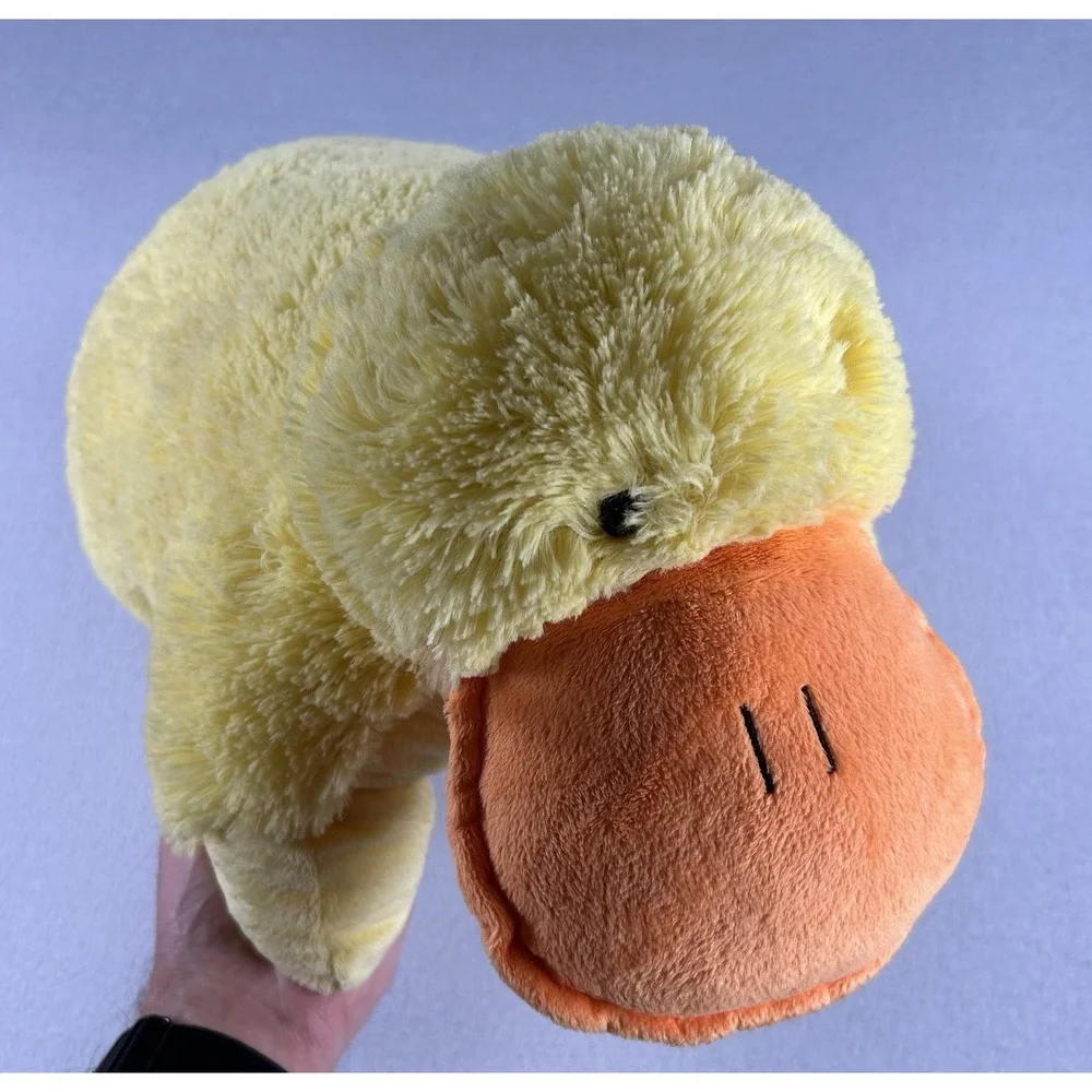 Rare Original 2010 Pillow Pet Duck Yellow Soft Plush Stuffed Animal Y2K NICE! - Picture 1 of 8